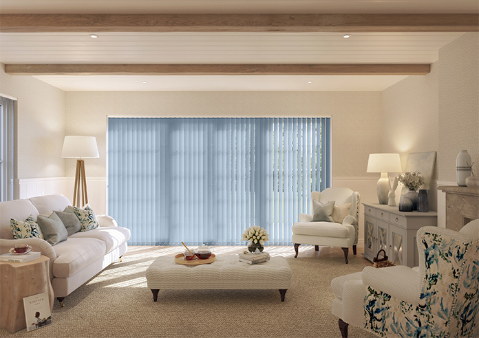 Roma, Horizon Blue - Vertical Blind - Image 8